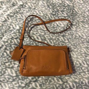 NWT Margot New York Tan/Brown Crossbody Bag